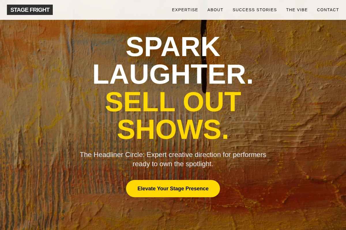 Stage Fright Creative Direction