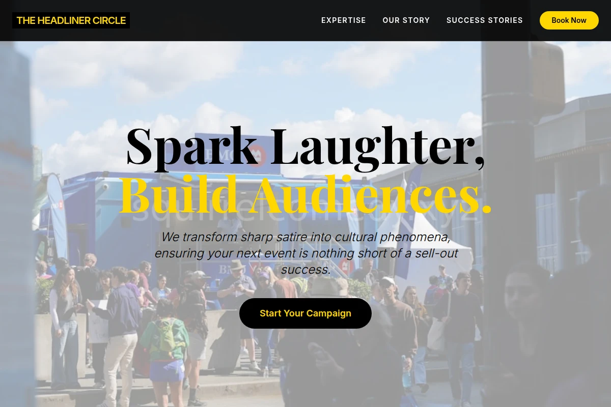 Satire Event Marketing