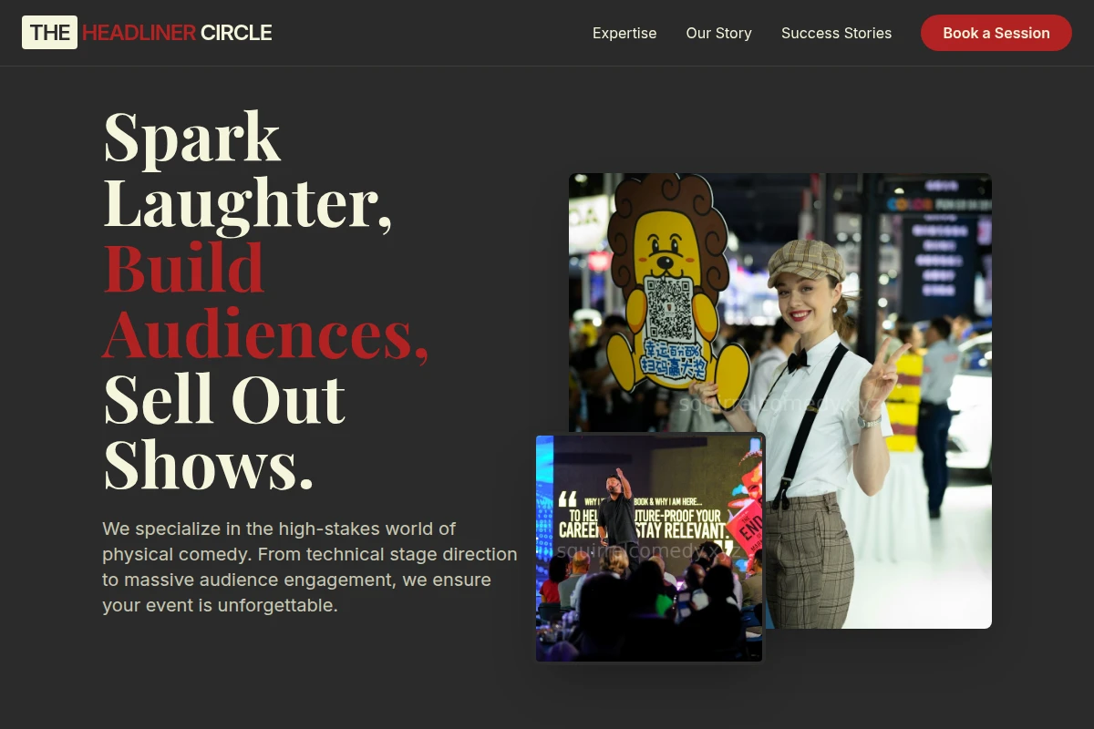 Physical Comedy Event Marketing