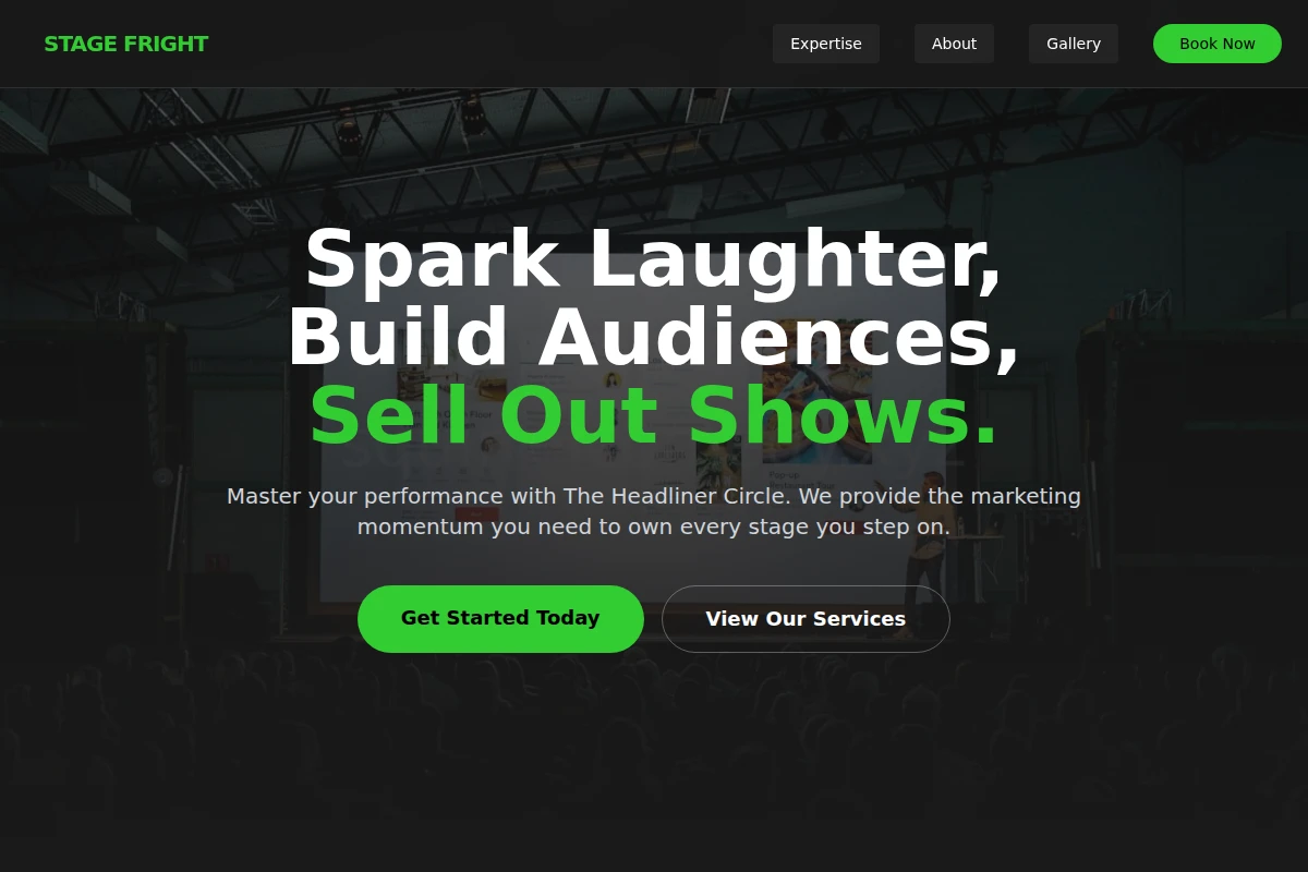 Stage Fright Event Marketing