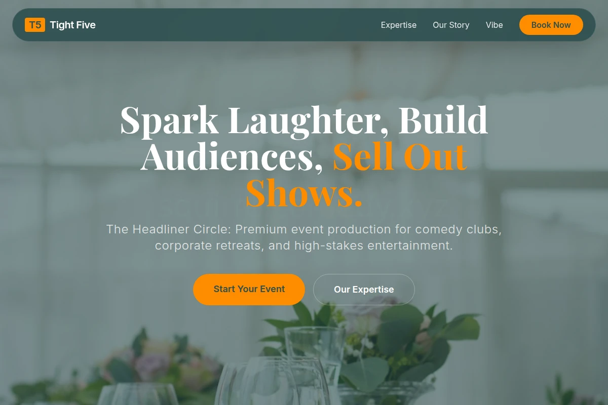 Tight Five Event Planning