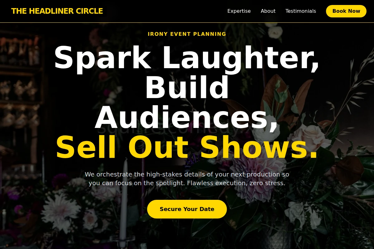 Irony Event Planning