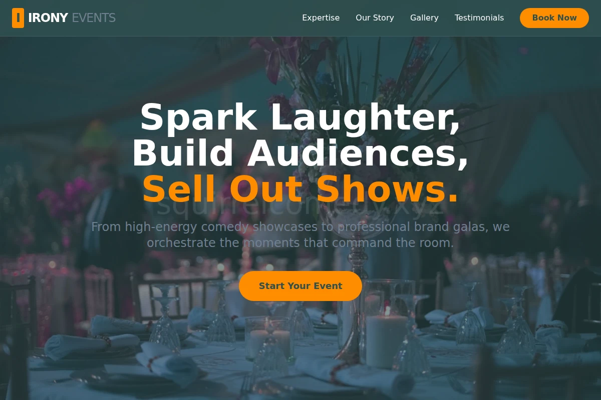 Irony Event Planning