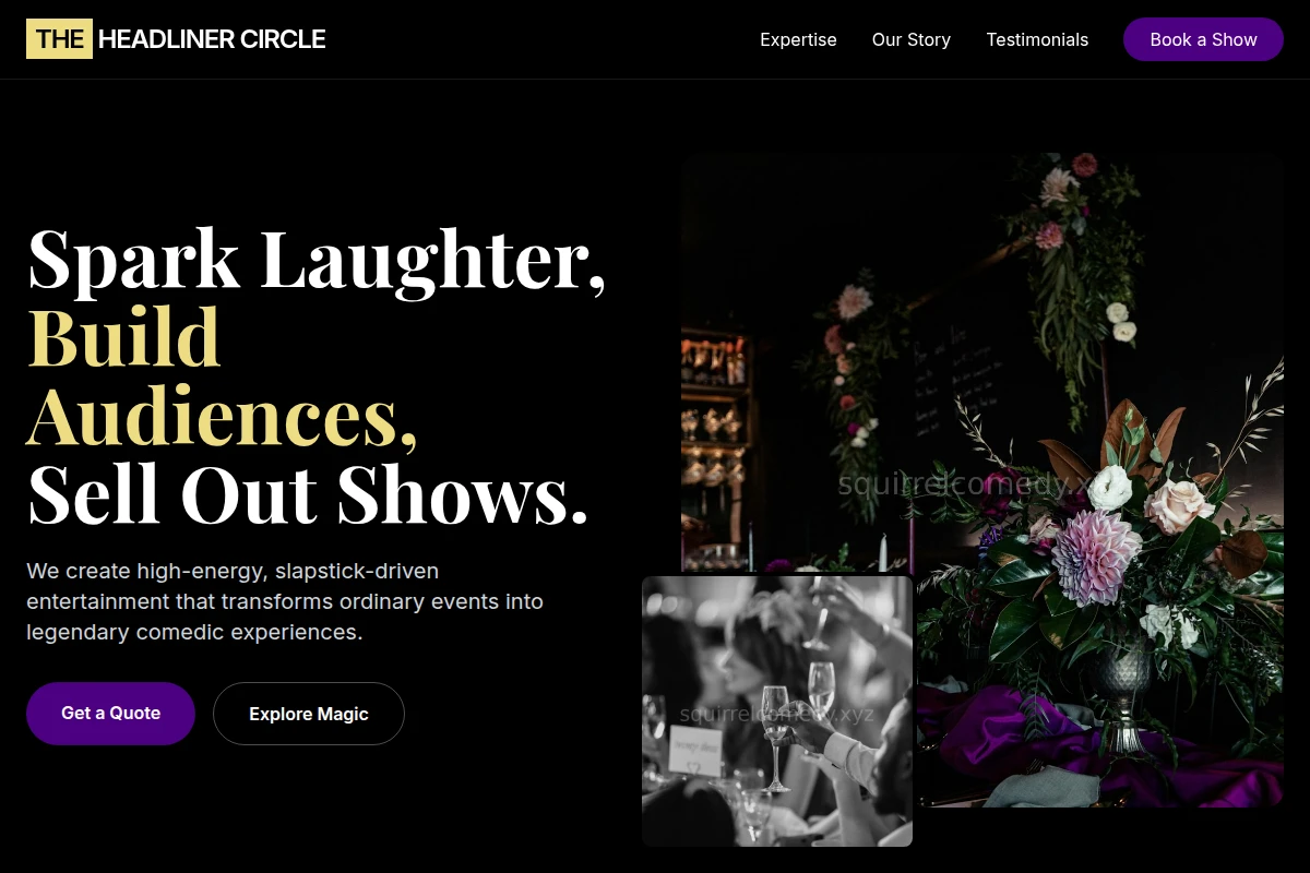 Slapstick Event Planning