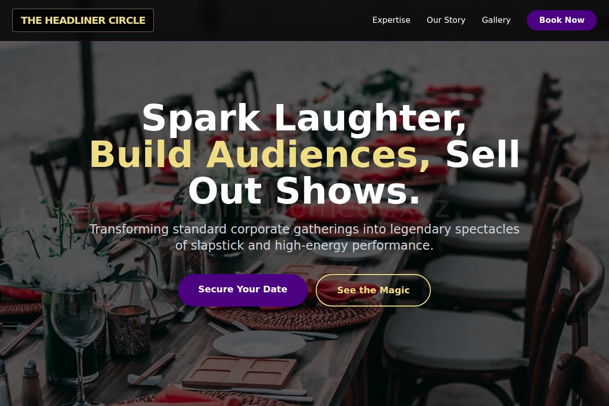 Slapstick Event Planning