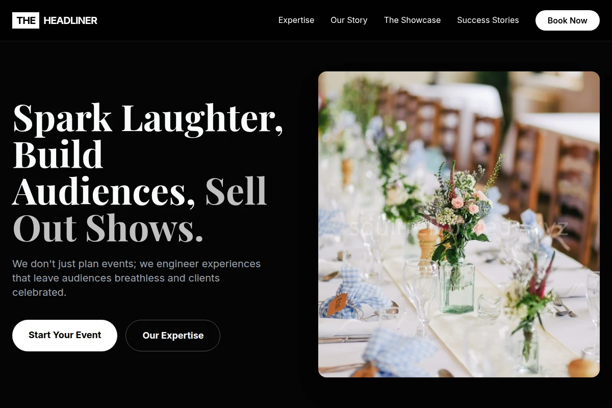 Booking Event Planning