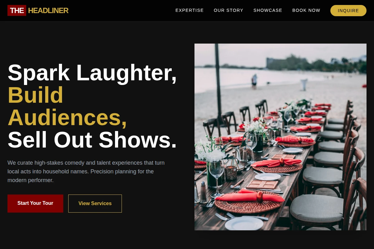 Booking Event Planning