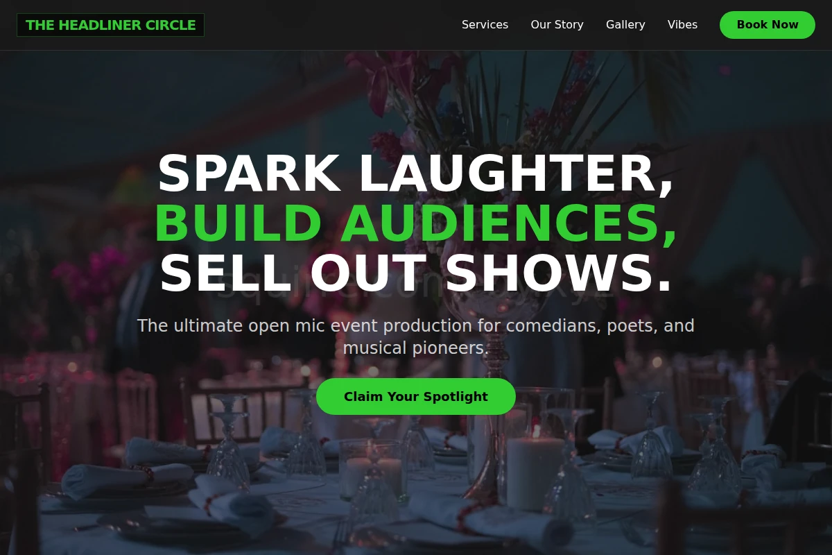 Open Mic Event Planning