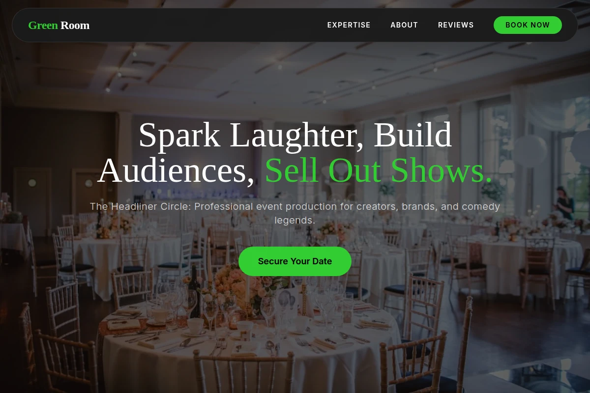 Green Room Event Planning