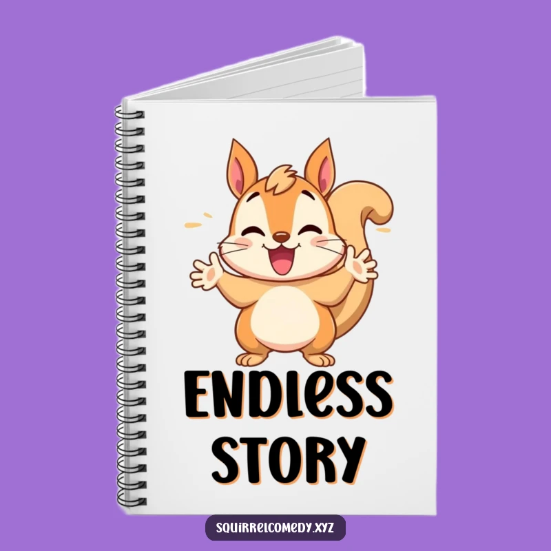 Funny Notebook: Chattering Squirrel - Capture Ideas with Animated Flair